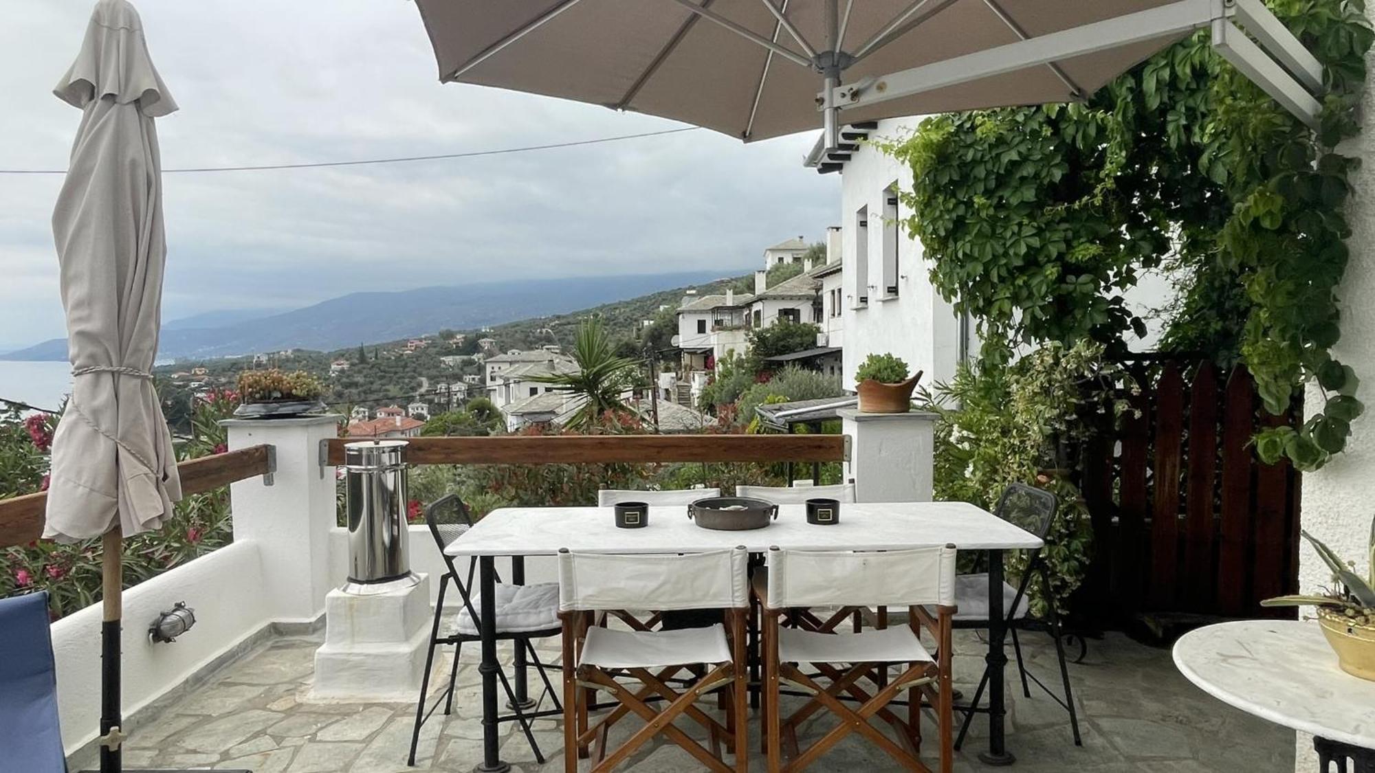 Iris Sea View Villa Áfissos Extérieur photo