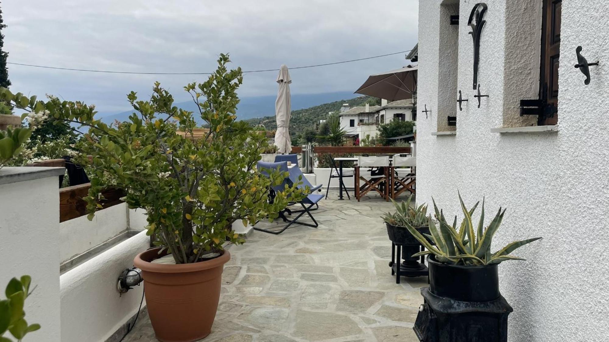 Iris Sea View Villa Áfissos Extérieur photo